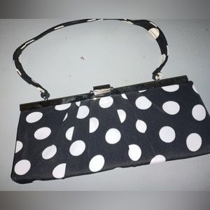 Gunne sax hand bag black and white